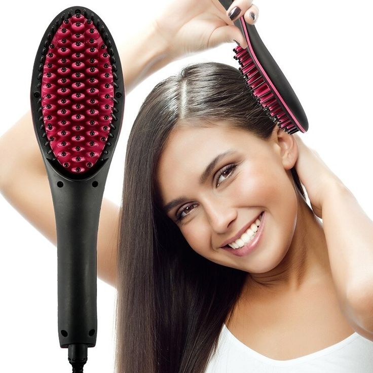 🔥 Brosse Lissante Électrique – Obtenez des Cheveux Lisses en Quelques Minutes !